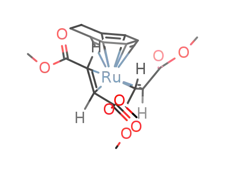 Molecular Structure of 223249-01-2 (Ru(η6-1,3,5-cyclooctatriene)(dimethyl fumarate)2)