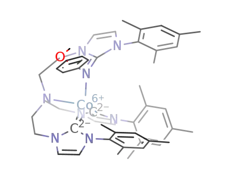 [Co(N(C<sub>2</sub>H<sub>4</sub>C<sub>3</sub>H<sub>2</sub>N<sub>2</sub>C<sub>6</sub>H<sub>2</sub>(CH<sub>3</sub>)3)2C<sub>2</sub>H<sub>4</sub>C<sub>3</sub>H<sub>2</sub>N<sub>2</sub>(C<sub>6</sub>H<sub>2</sub>(CH<sub>3</sub>)3)NC<sub>6</sub>H<sub>4</sub>OCH<sub>3</sub>)]<sup>(2+)</sup>
