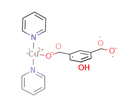Molecular Structure of 847869-90-3 (poly[[bis(pyridine-κN)copper(II)]-μ3-5-hydroxyisophthalato-κ3O:O':O''])