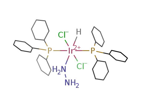 IrCl<sub>2</sub>(NH<sub>2</sub>NH<sub>2</sub>)(H)(P(C<sub>6</sub>H<sub>11</sub>)3)2