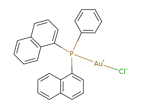 AuCl(P(1-naphthyl)2Ph)