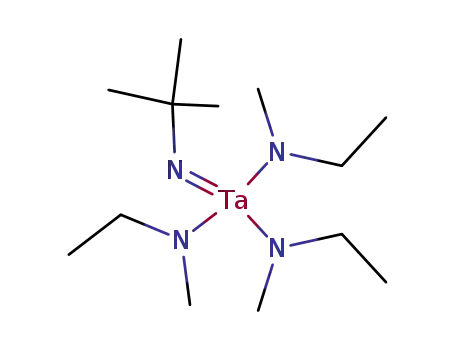 Molecular Structure of 511292-99-2 ((TERT-BUTYLIMIDO)TRIS(ETHYLMETHYLAMINO)TANTALUM)