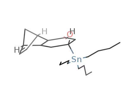 (-)-{CH<sub>2</sub>(CH)6C(O)(CH<sub>2</sub>)2CH(Sn(n-Bu)3)}