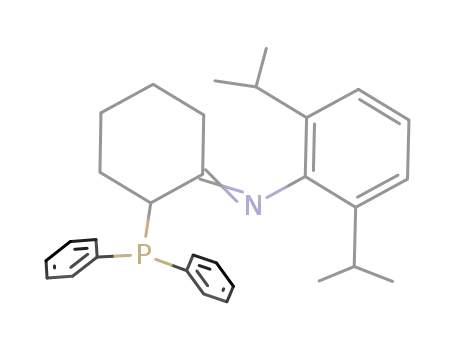 Molecular Structure of 494191-98-9 (Benzenamine,
N-[2-(diphenylphosphino)cyclohexylidene]-2,6-bis(1-methylethyl)-)