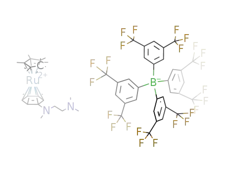 [RuCp(*)(η(6)-C6H5-N(Me)CH2CH2NMe2)][B(3,5-C6H3(CF3)2)4]