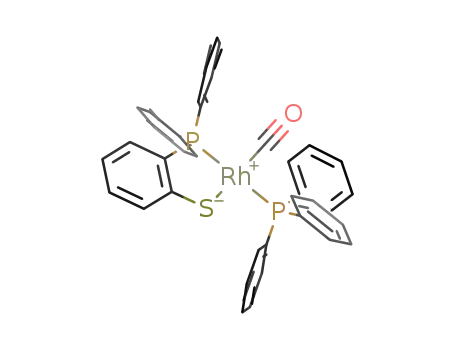 [Rh(S(C<sub>6</sub>H<sub>4</sub>)P(C<sub>6</sub>H<sub>5</sub>)2)(CO)(P(C<sub>6</sub>H<sub>5</sub>)3)]