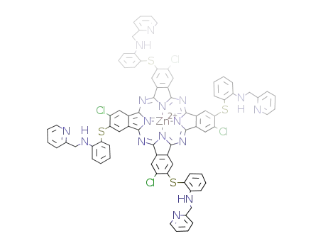 Zn(C<sub>80</sub>H<sub>52</sub>Cl<sub>4</sub>N<sub>16</sub>S<sub>4</sub>)