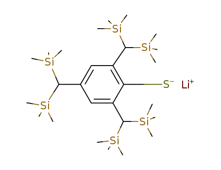 (((CH<sub>3</sub>)3Si)2CH)3C<sub>6</sub>H<sub>2</sub>SLi
