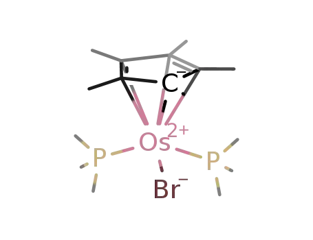 (pentamethylcyclopentadienyl)bromobis(trimethylphosphine)osmium(II)