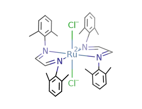 Ru[(CH<sub>3</sub>)2C<sub>6</sub>H<sub>3</sub>NCHCHNC<sub>6</sub>H<sub>3</sub>(CH<sub>3</sub>)2]2Cl<sub>2</sub>