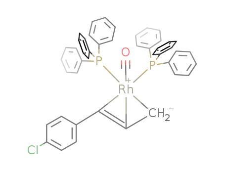 Rh(η(3)-CH2CHCHC6H4Cl-p)(CO)(PPh3)2