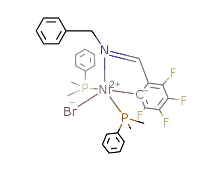NiBr(P(CH<sub>3</sub>)2C<sub>6</sub>H<sub>5</sub>)2(C<sub>6</sub>F<sub>4</sub>CHNCH<sub>2</sub>C<sub>6</sub>H<sub>5</sub>)
