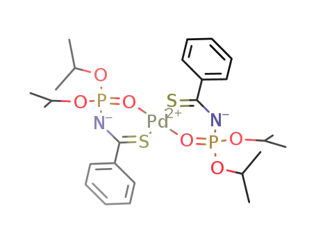 N-(O,O'-diisopropylphosphoryl)thiobenzamide palladium(II)complex