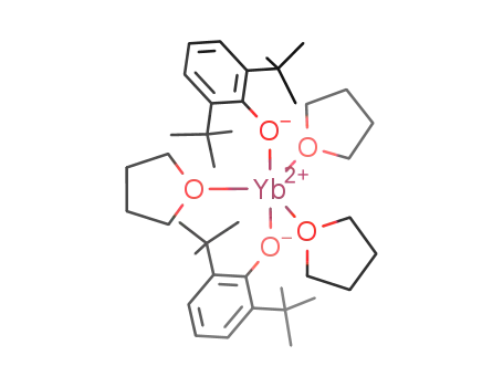 Molecular Structure of 148352-98-1 (Yb(2,6-di-tert-butylphenolate)2(THF)3)