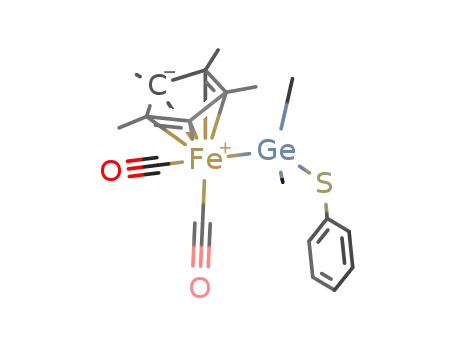[(Cp*)(carbonyl)2FeGeMe<sub>2</sub>S(phenyl)]