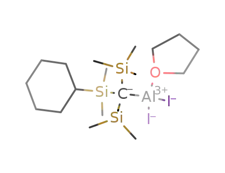 C<sub>6</sub>H<sub>11</sub>(CH<sub>3</sub>)2Si((CH<sub>3</sub>)3Si)2CAlI<sub>2</sub>(C<sub>4</sub>H<sub>8</sub>O)