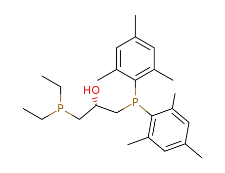 (S)-1-[Bis-(2,4,6-trimethyl-phenyl)-phosphanyl]-3-diethylphosphanyl-propan-2-ol