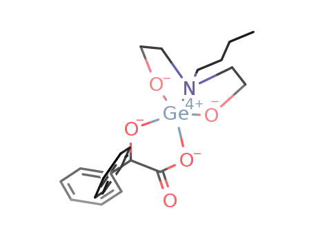 Molecular Structure of 162441-06-7 ((α-hydroxydiphenylaceto-O,O')(N-n-butyliminodiethanolato-N,O,O')germanium(IV))