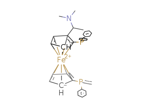 Ferrocene,1-[(1R)-1-(dimethylamino)ethyl]-1',2-bis(diphenylphosphino)-, (2S)-                                                                                                                           