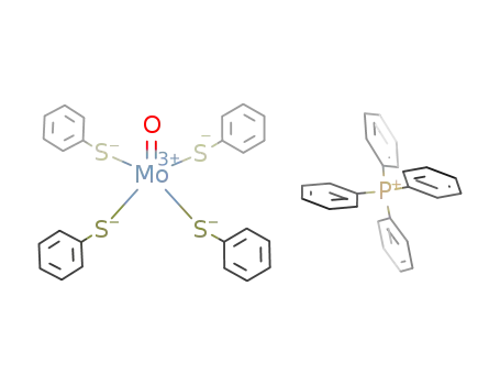 [PPh<sub>4</sub>][Mo(V)O(SPh)4]