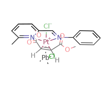 [PtCl(PbMe<sub>2</sub>Cl)(6-methylpyridine-2-phenylimine)(dimethyl maleate)]
