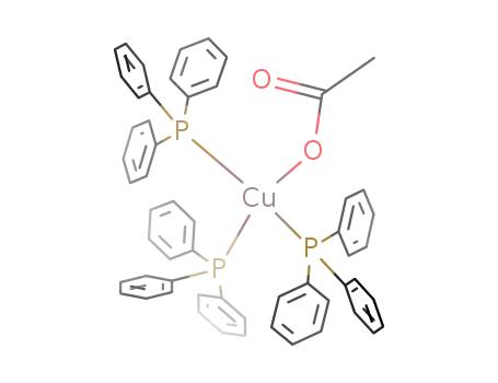[Cu(OOCCH<sub>3</sub>)(P(C<sub>6</sub>H<sub>5</sub>)3)3]