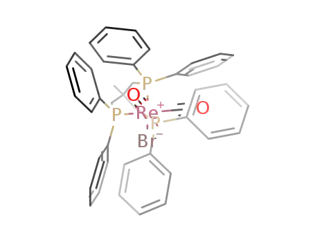 ReBr(CH<sub>3</sub>C(CH<sub>2</sub>P(C<sub>6</sub>H<sub>5</sub>)2)3)(CO)2