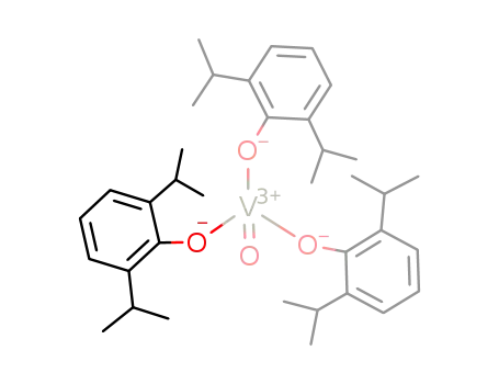 VO(OC<sub>6</sub>H<sub>3</sub>-i-Pr<sub>2</sub>-2,6)3