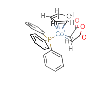 (C<sub>5</sub>H<sub>5</sub>)Co(P(C<sub>6</sub>H<sub>5</sub>)3)((CHCO)2O)