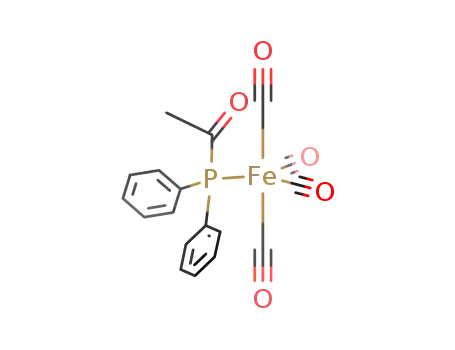 Fe(CO)4(P(C<sub>6</sub>H<sub>5</sub>)2COCH<sub>3</sub>)