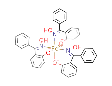 Fe(OC<sub>6</sub>H<sub>4</sub>C(C<sub>6</sub>H<sub>5</sub>)NOH)3