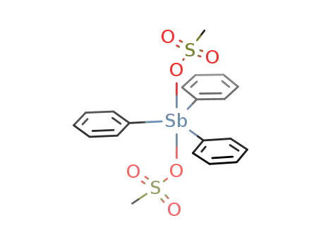 (C<sub>6</sub>H<sub>5</sub>)3Sb(O<sub>3</sub>SCH<sub>3</sub>)2