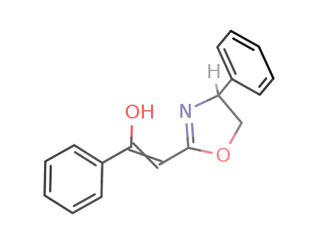 Molecular Structure of 188988-25-2 (Benzenemethanol, a-[(4,5-dihydro-4-phenyl-2-oxazolyl)methylene]-, (R)-)