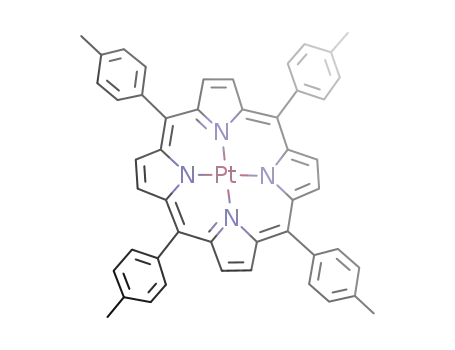 Molecular Structure of 74194-57-3 (meso-Tetratolylporphyrin-Pt(II))
