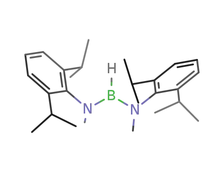 Molecular Structure of 142039-16-5 (Boranediamine, N,N'-bis[2,6-bis(1-methylethyl)phenyl]-N,N'-dimethyl-)