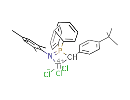 TiCl<sub>3</sub>(4-t-BuC<sub>6</sub>H<sub>4</sub>CHPPh<sub>2</sub>=NC<sub>6</sub>H<sub>2</sub>Me<sub>3</sub>-2,4,6)