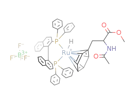 [((R)-2,2'-bis(diphenylphosphino)-1,1'-binaphtyl)Ru(H)(η(6)-C6H5CH2CH(CO2Me)NHCOMe)]BF4