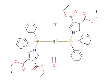 trans-Rh(CO)(Cl)(PPh<sub>2</sub>(NC<sub>4</sub>H<sub>2</sub>(CO<sub>2</sub>C<sub>2</sub>H<sub>5</sub>)2))