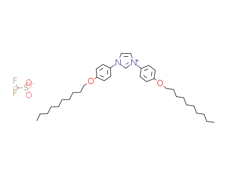 1,3-bis(4-decyloxyphenyl)-3H-imidazol-1-ium trifluoromethanesulfonate