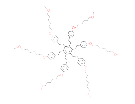 Benzene, hexakis[2-[4-[(6-methoxyhexyl)oxy]phenyl]ethyl]-
