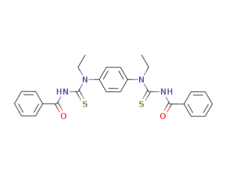 Molecular Structure of 104359-20-8 (Benzamide, N,N'-[1,4-phenylenebis[(ethylimino)carbonothioyl]]bis-)