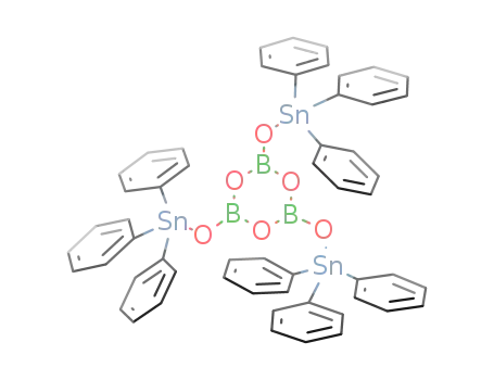 Molecular Structure of 252228-35-6 (Boroxin,  tris[(triphenylstannyl)oxy]-  (9CI))