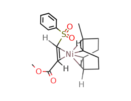 (methyl trans-β-(phenylsulfonyl)acrylate)(1,6-dimethylcycloocta-1,5-diene)nickel