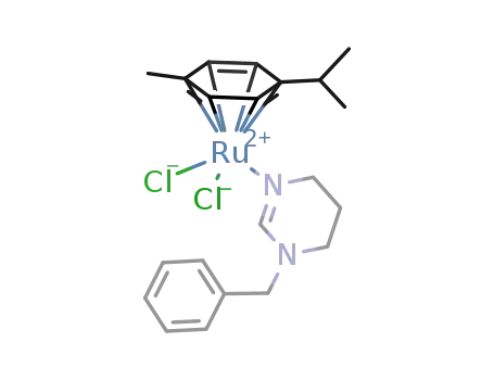 RuCl2(η(6)-p-cymene)(1-benzyl-1,4,5,6-tetrahydropyrimidine)