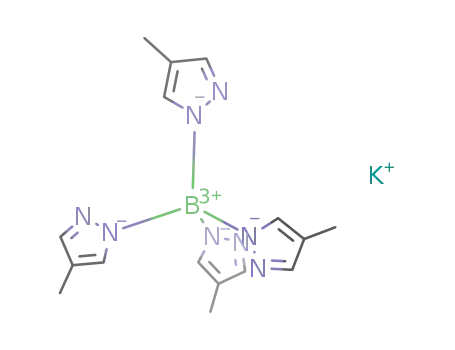Molecular Structure of 178411-32-0 (potassium tetrakis(1H-4-methyl-pyrazol-1-yl)borate)