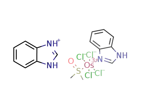 [benzimidazolium][trans-Os(III)Cl<sub>4</sub>(benzimidazole)(DMSO)]