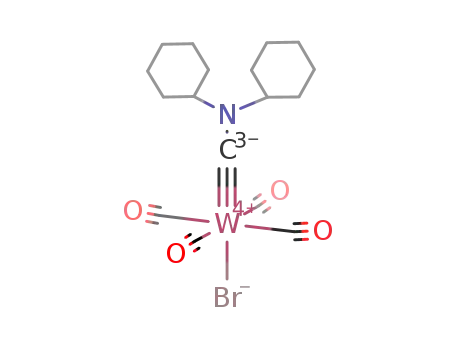 trans-Br(CO)4W<sub>.</sub>tplbond.CNCy<sub>2</sub>