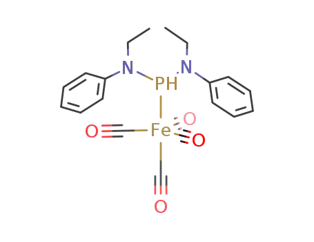 [((C<sub>2</sub>H<sub>5</sub>)(C<sub>6</sub>H<sub>5</sub>)N)2PH]Fe(CO)4