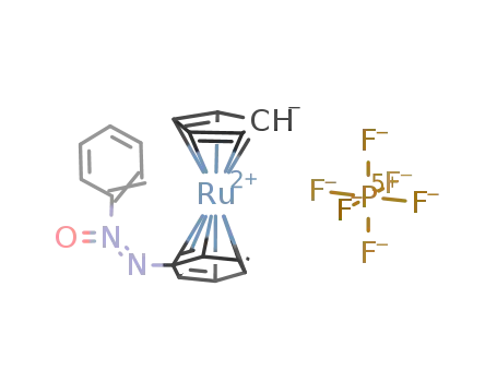 (η(6)-azoxybenzene)(η(5)-2,4-cyclopentadien-1-yl)ruthenium hexafluorophosphate