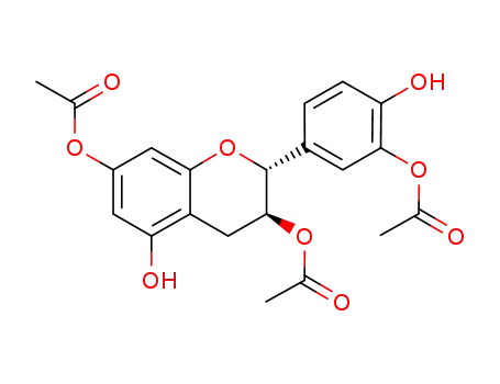 3,7,3'-triacetyl (+) catechin